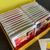 Vintage 1971 Betty Crocker Recipe Card Library with Yellow Box