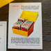 Vintage 1971 Betty Crocker Recipe Card Library with Yellow Box