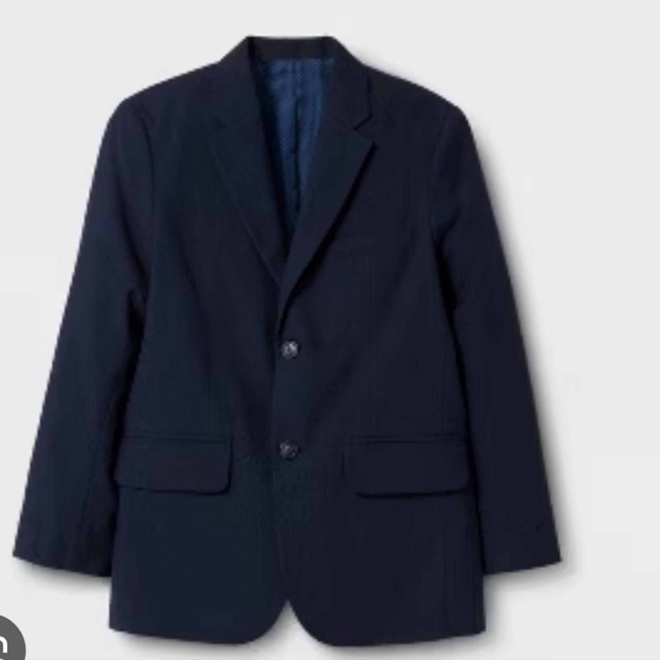Boys Cat & Jack Suit Black Blazer Jacket 6