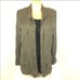 Long Sleeve Army Green Crochet Jacket