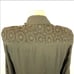 Long Sleeve Army Green Crochet Jacket