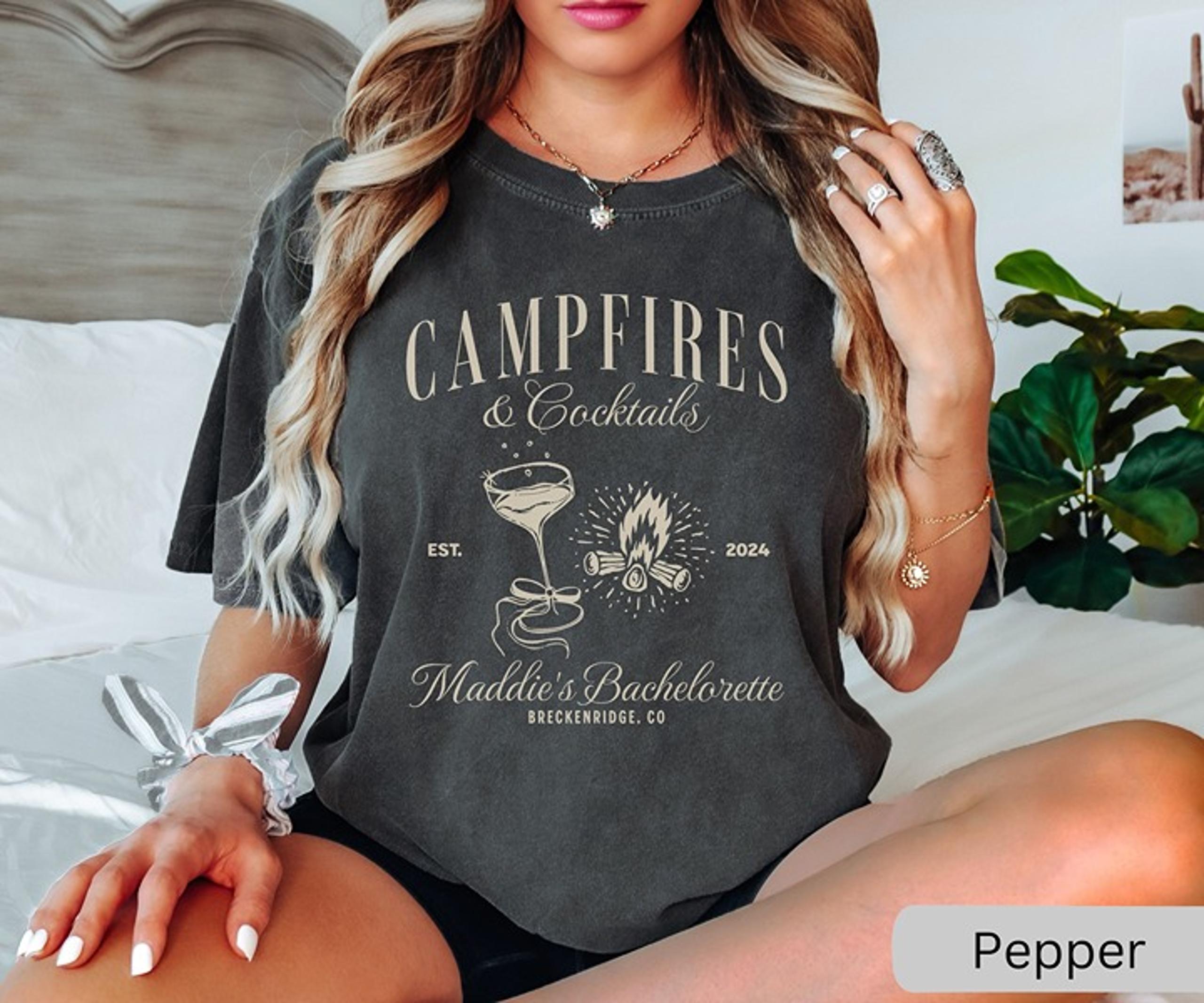Custom Camp Bachelorette Shirts, Cocktail Social Club Shirt, Personalized Camg B