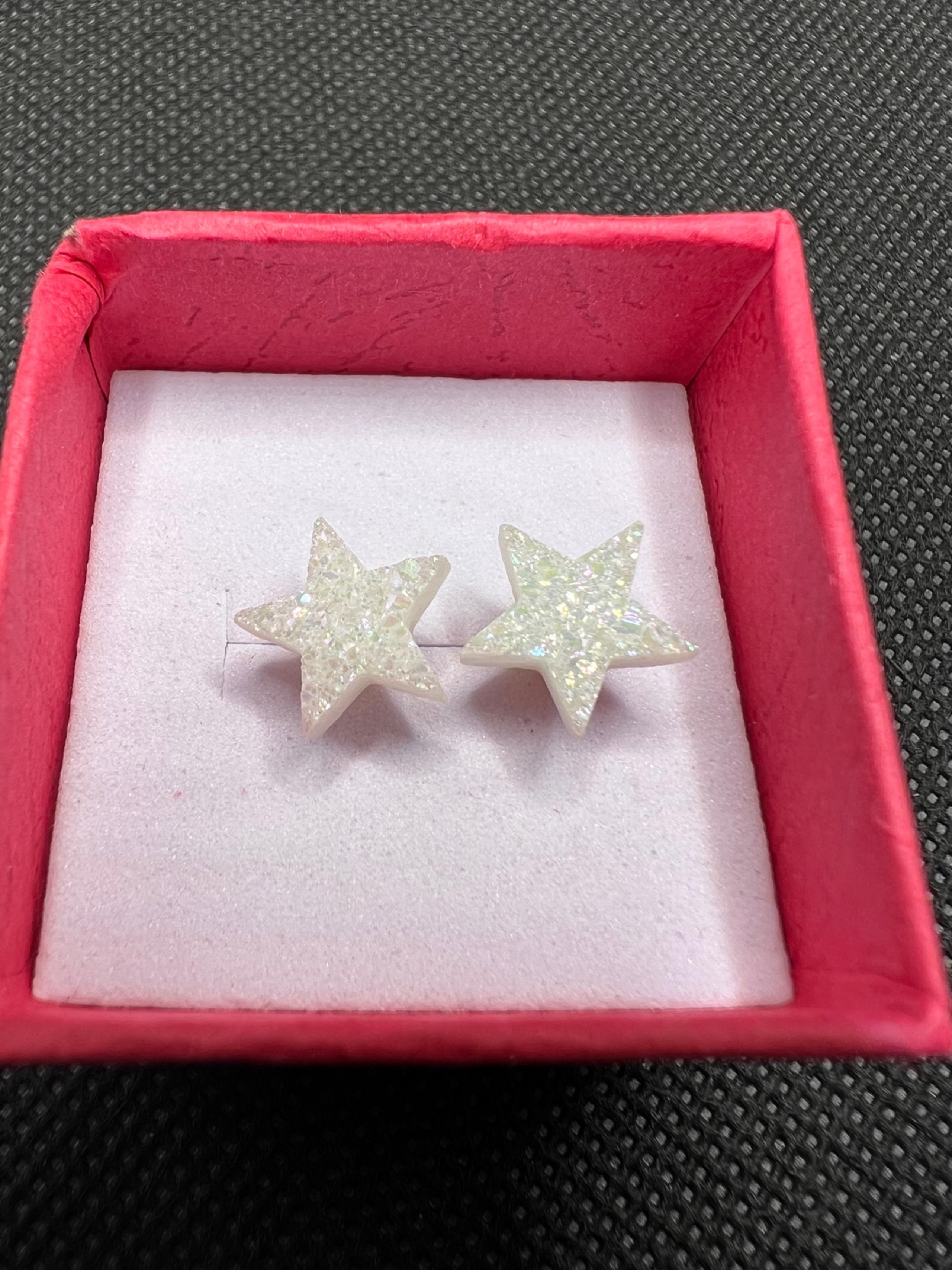 Druzy stud earrings