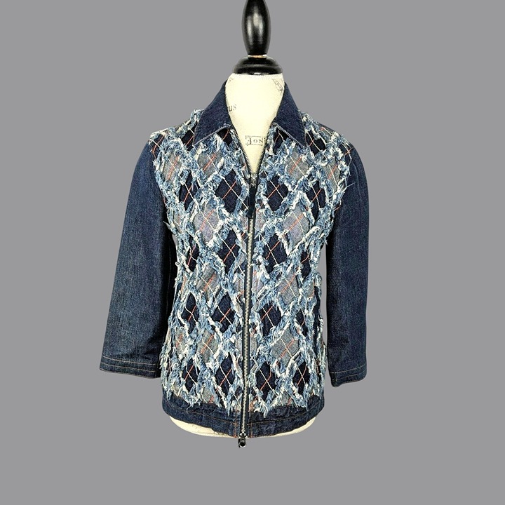 Vintage JPG Jean Paul Gaultier Jean Jacket Medium Patchwork