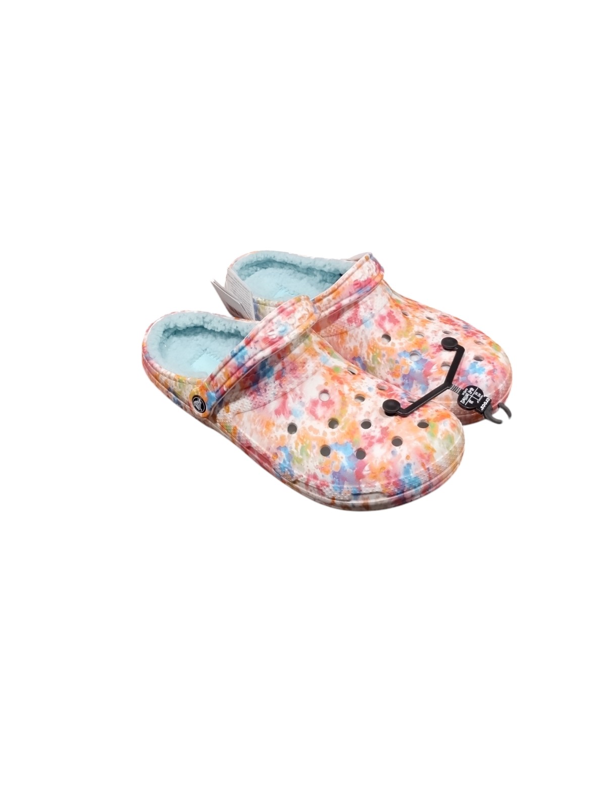 New Crocs Classic Lined Tie Dye Clog M12