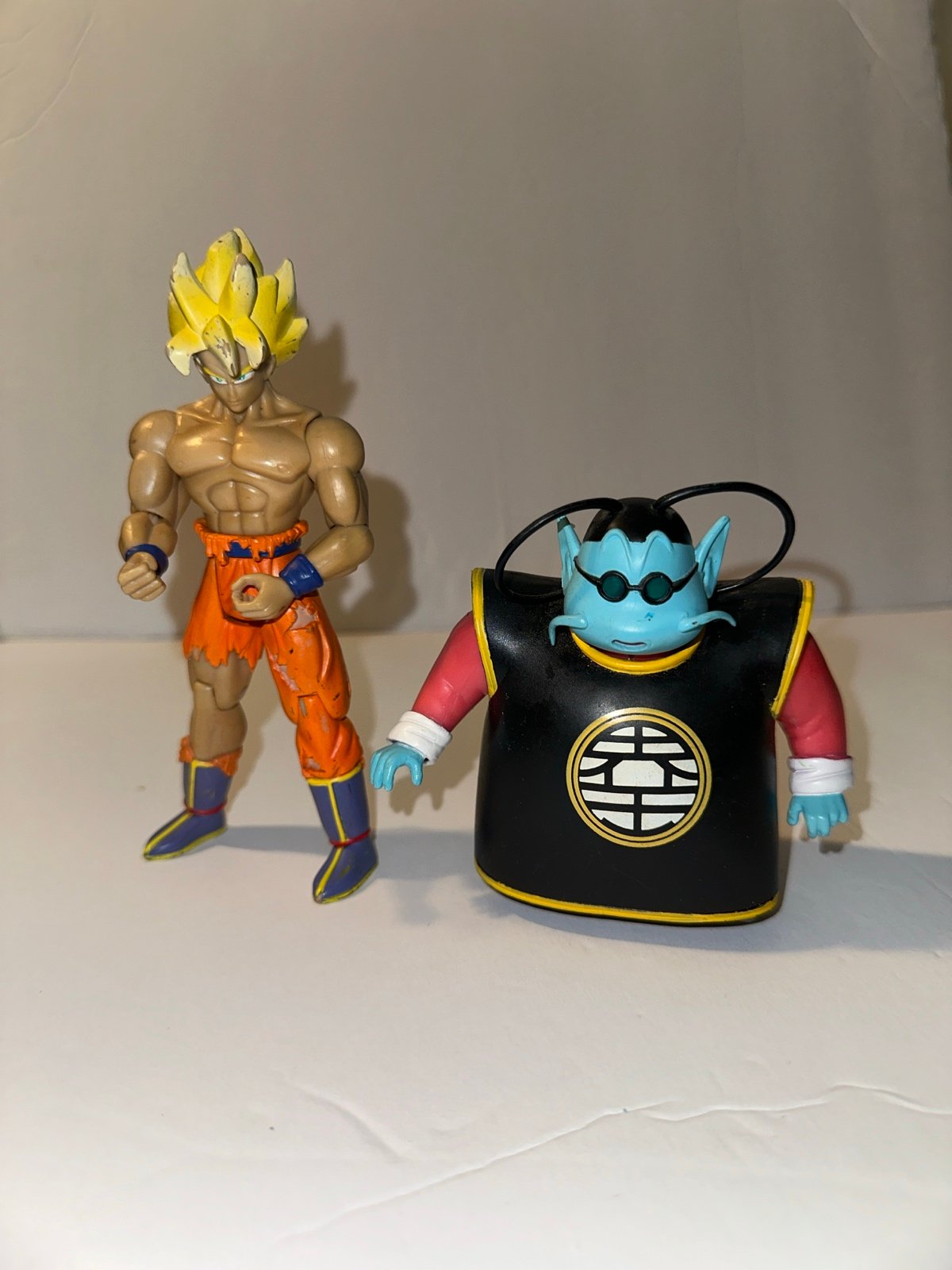 Dragon Ball z figures goku and king kai