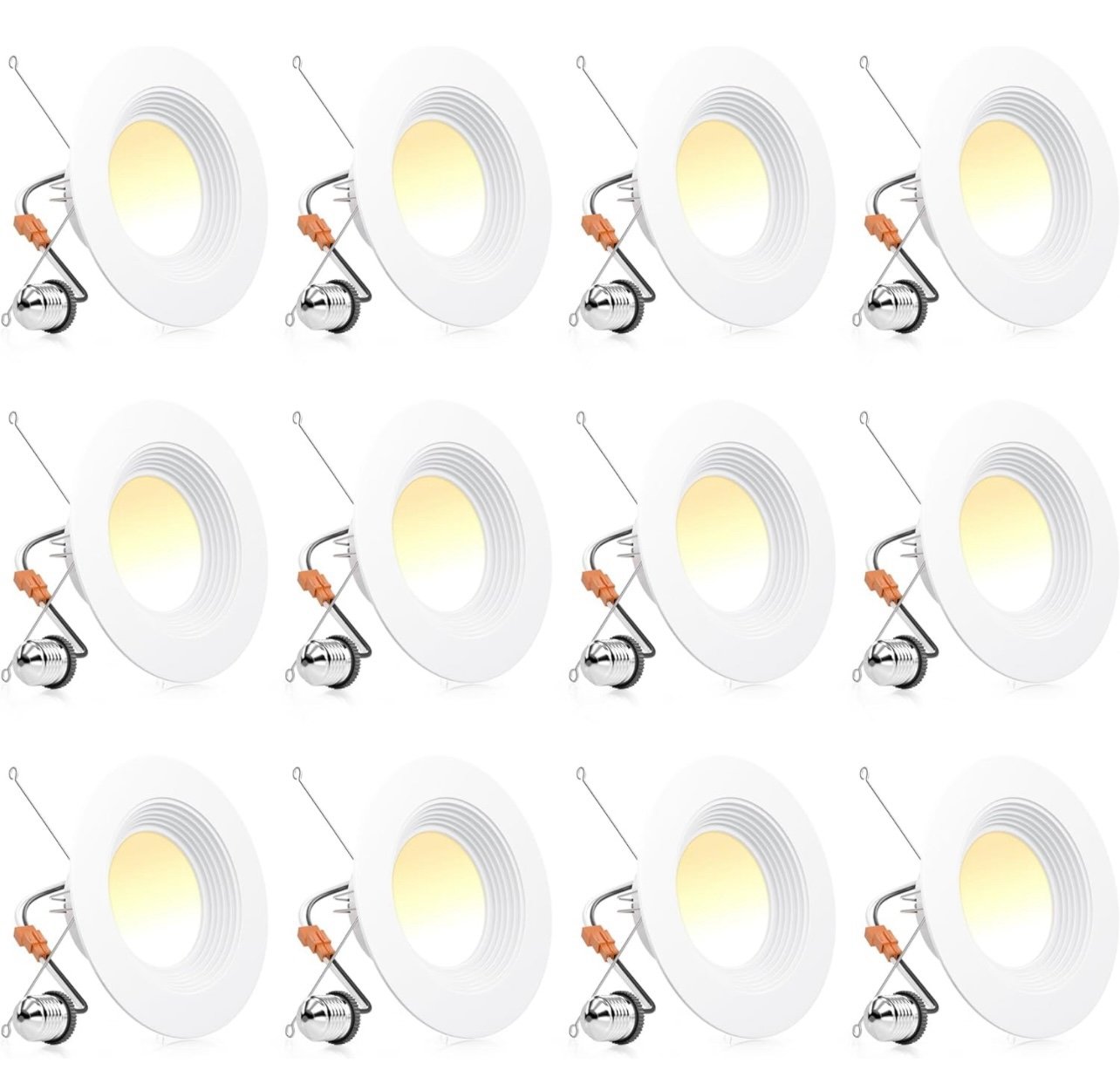 5/6 inch 5CCT LED Recessed Lighting 12 Pack