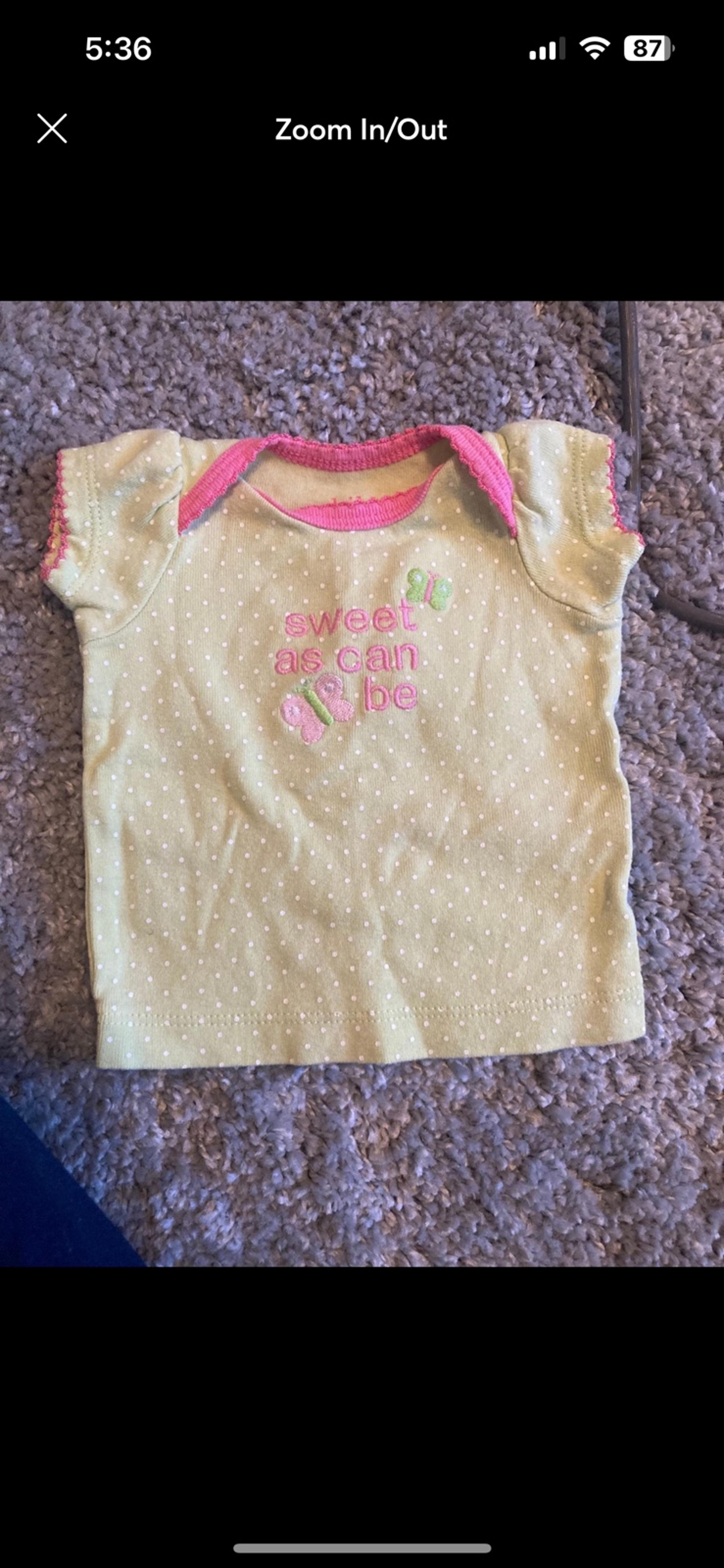 Carters Newborn Green T-Shirt