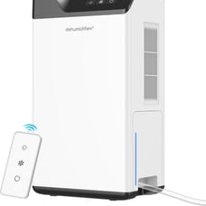 Dual Semiconductor Dehumidifier For Home With 1.5m Drain Hose, Up to 540 sq.ft
