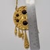 Vintage PAULINE RADER Inca/Mayan Gold Medallion With Bakelite Beads Necklace 28