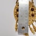Vintage PAULINE RADER Inca/Mayan Gold Medallion With Bakelite Beads Necklace 28