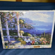 Framed Jewel Of The Riviera Woody Panel Set