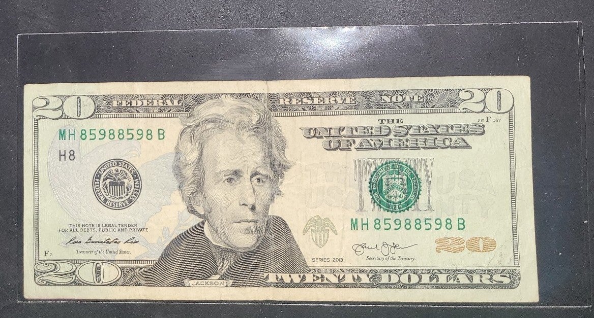 Trinary/Repeater 20 US Banknote