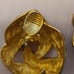 Givenchy vintage navy blue clip on earrings bow
