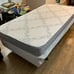 Twin bed with frame