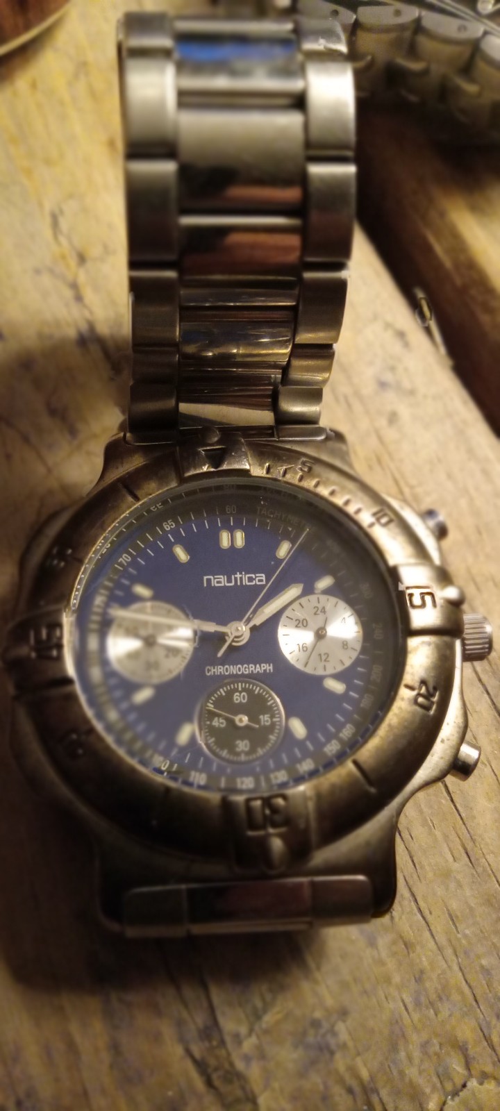 Nautica blue watch for men