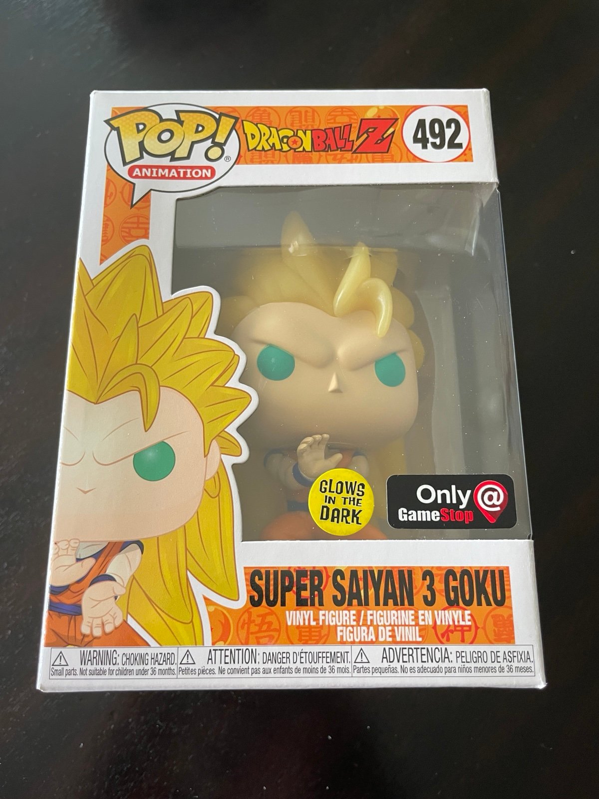 Funko Pop DragonBallZ Super Saiyan 3 Goku #492