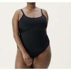 NWT Andie Women's The Amalfi Cheeky One Piece AO027 Smooth Swimsuit Black SZ XL