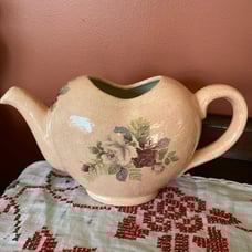 Vintage Heart Shaped Ceramic Pitcher