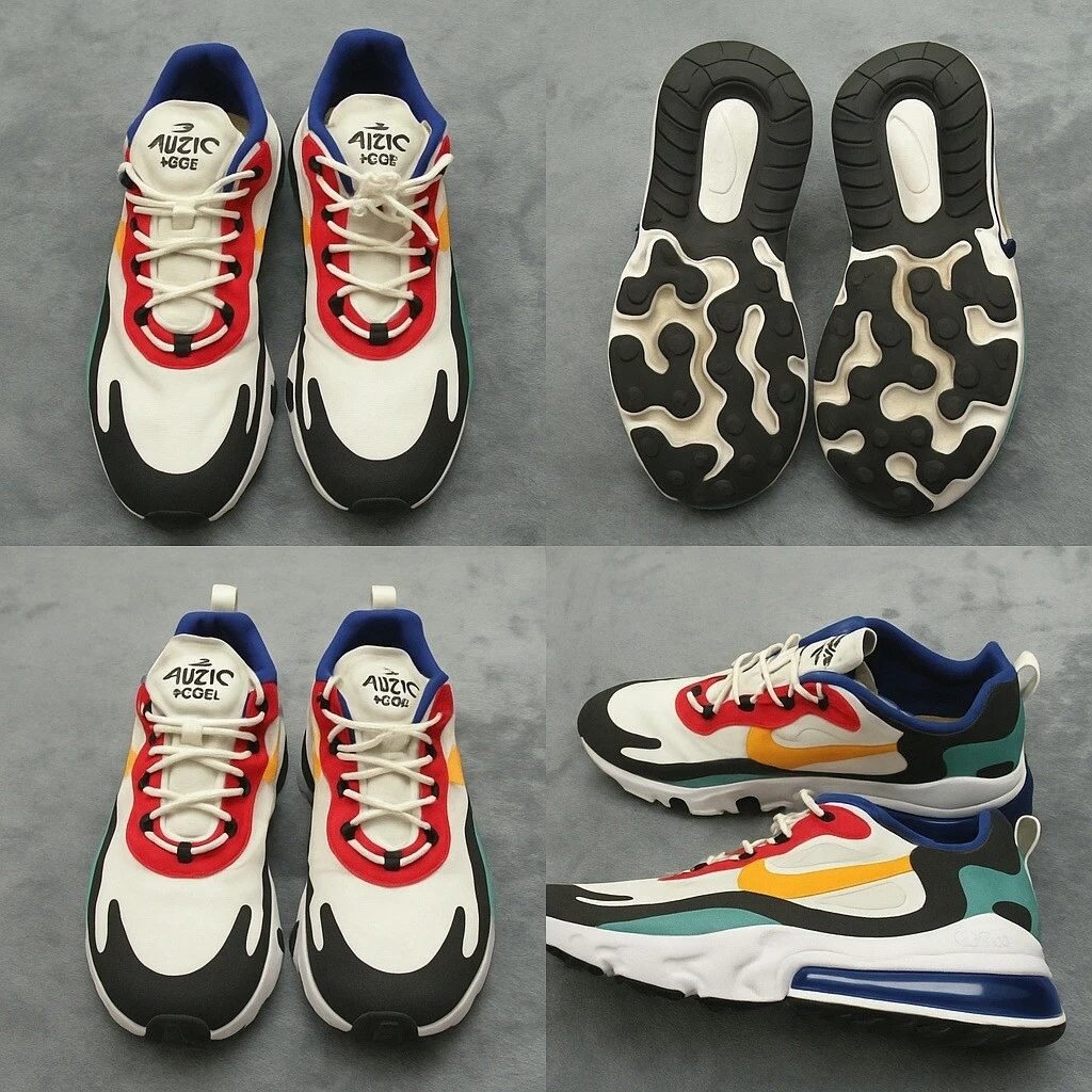 Nike Air Max 270 React Bauhaus Shoes Mens 11.5 Running Sneakers Ball Running