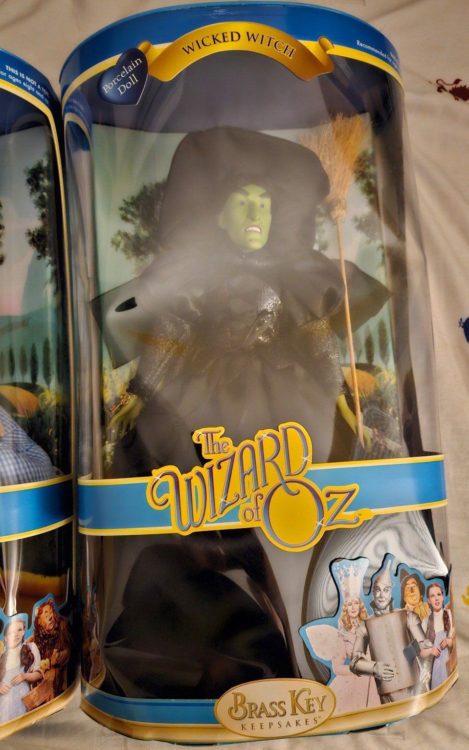 Wicked Witch of the West/Elphaba Brass Key Collectable Porcelain Doll 15