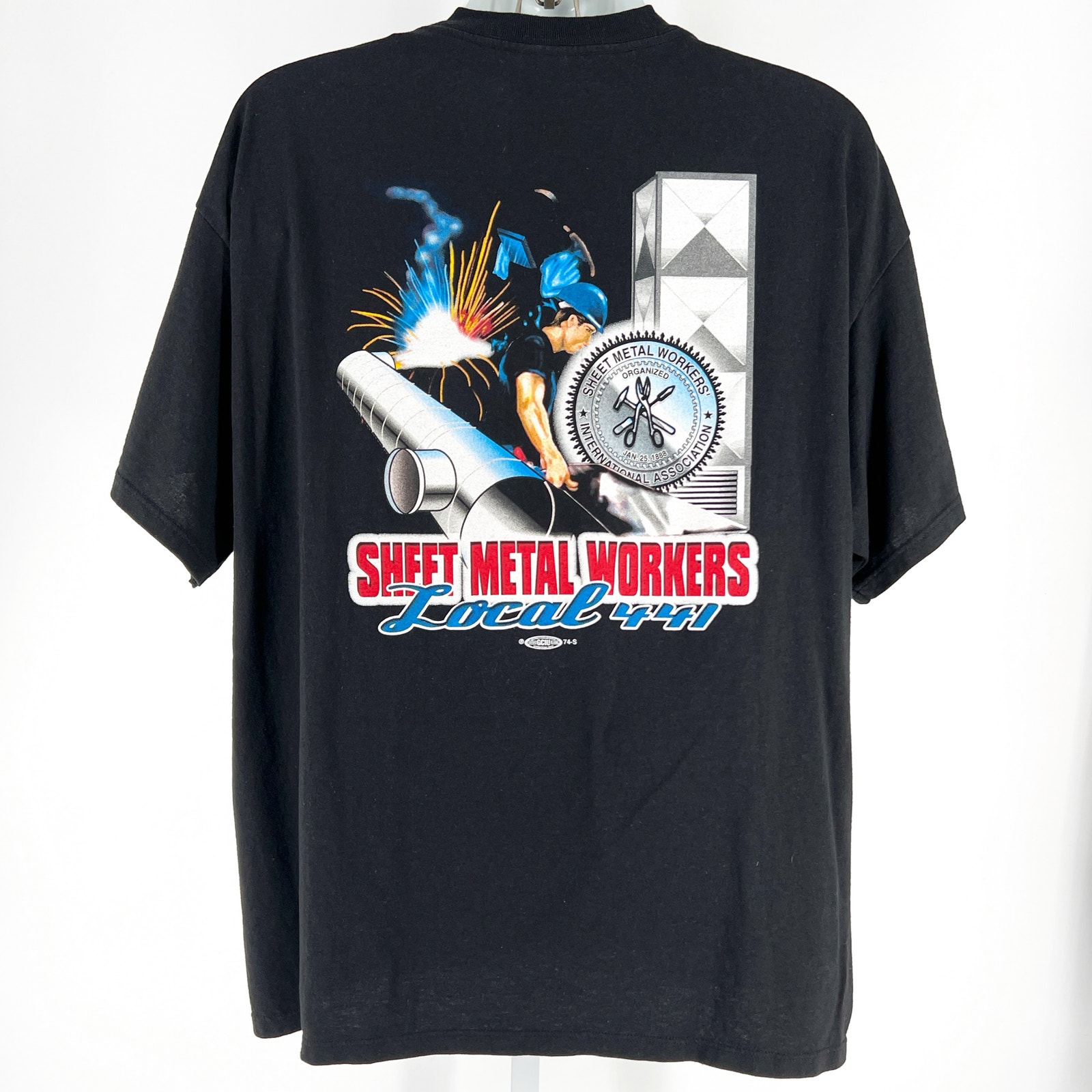 90s Union Local 441 Sheet Metal Workers tshirt 1990s vintage