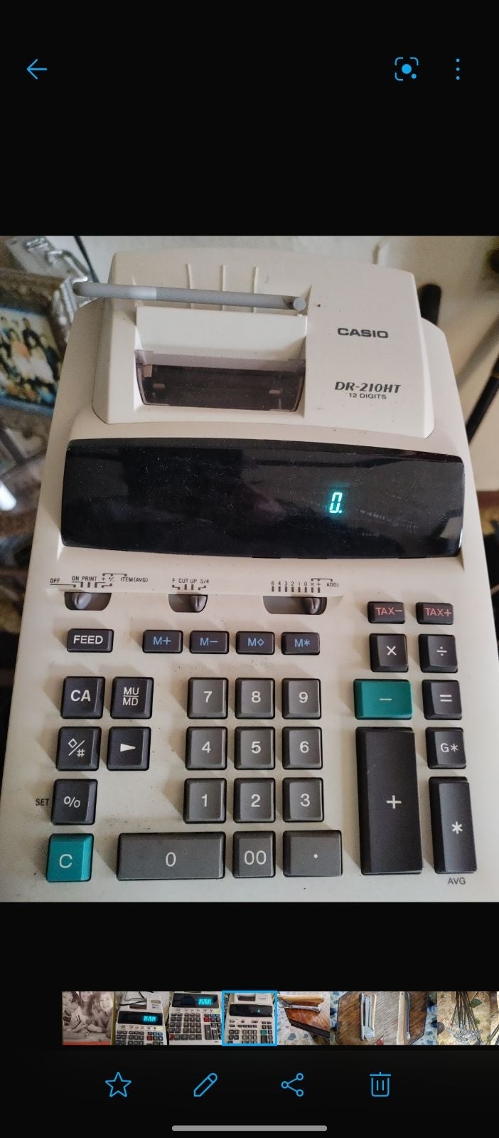 Casio calculator and canon