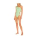 Jade Apex One Piece Cut Out Swimsuit Lime Green Size S Minimalist Revolve Beach