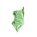 Jade Apex One Piece Cut Out Swimsuit Lime Green Size S Minimalist Revolve Beach