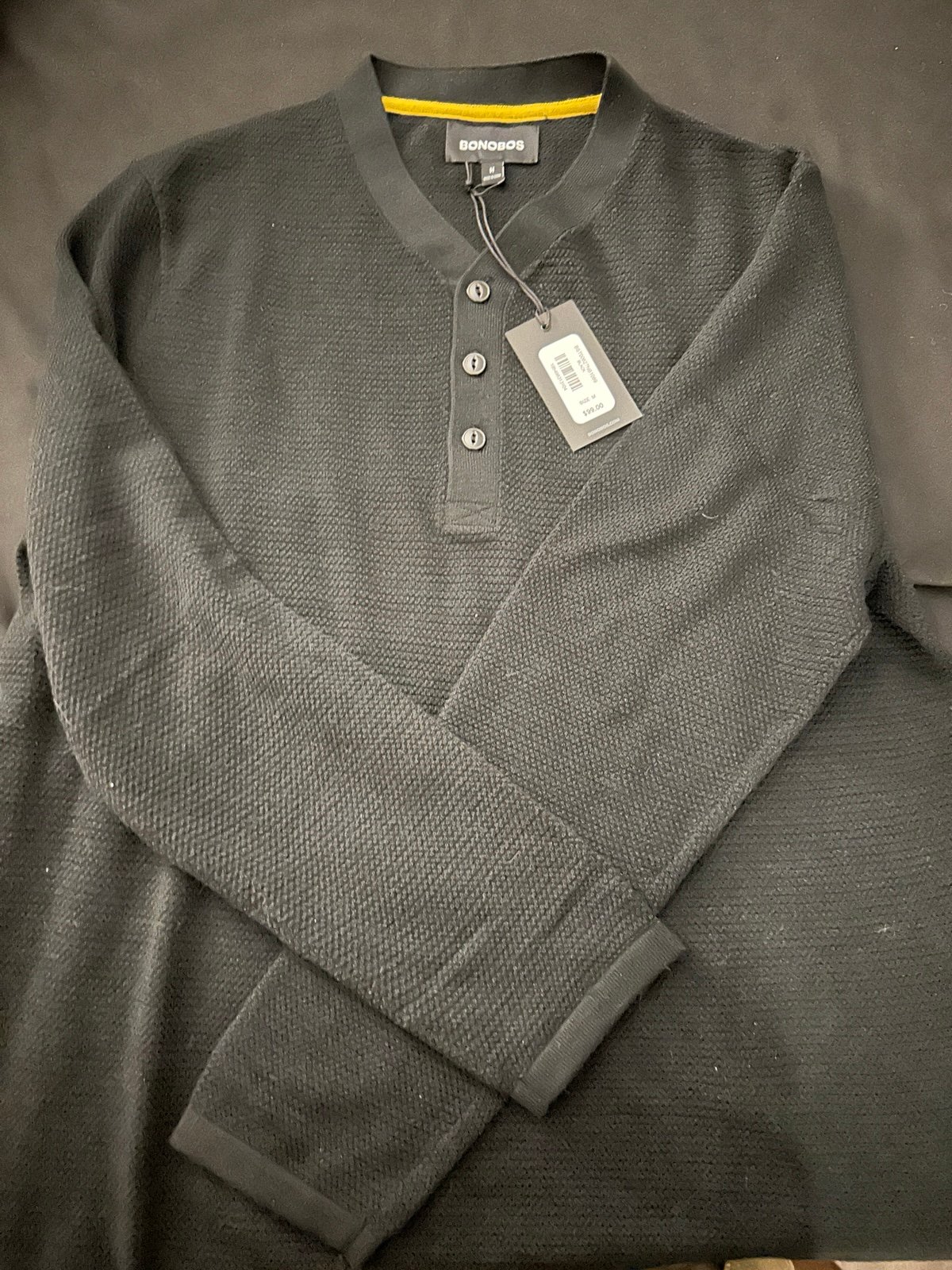 Bonobos Henley Sweater Medium
