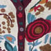 The Eagles Eye Sweater Vest Womens Sz M Floral Embroidered Granny Country Vtg