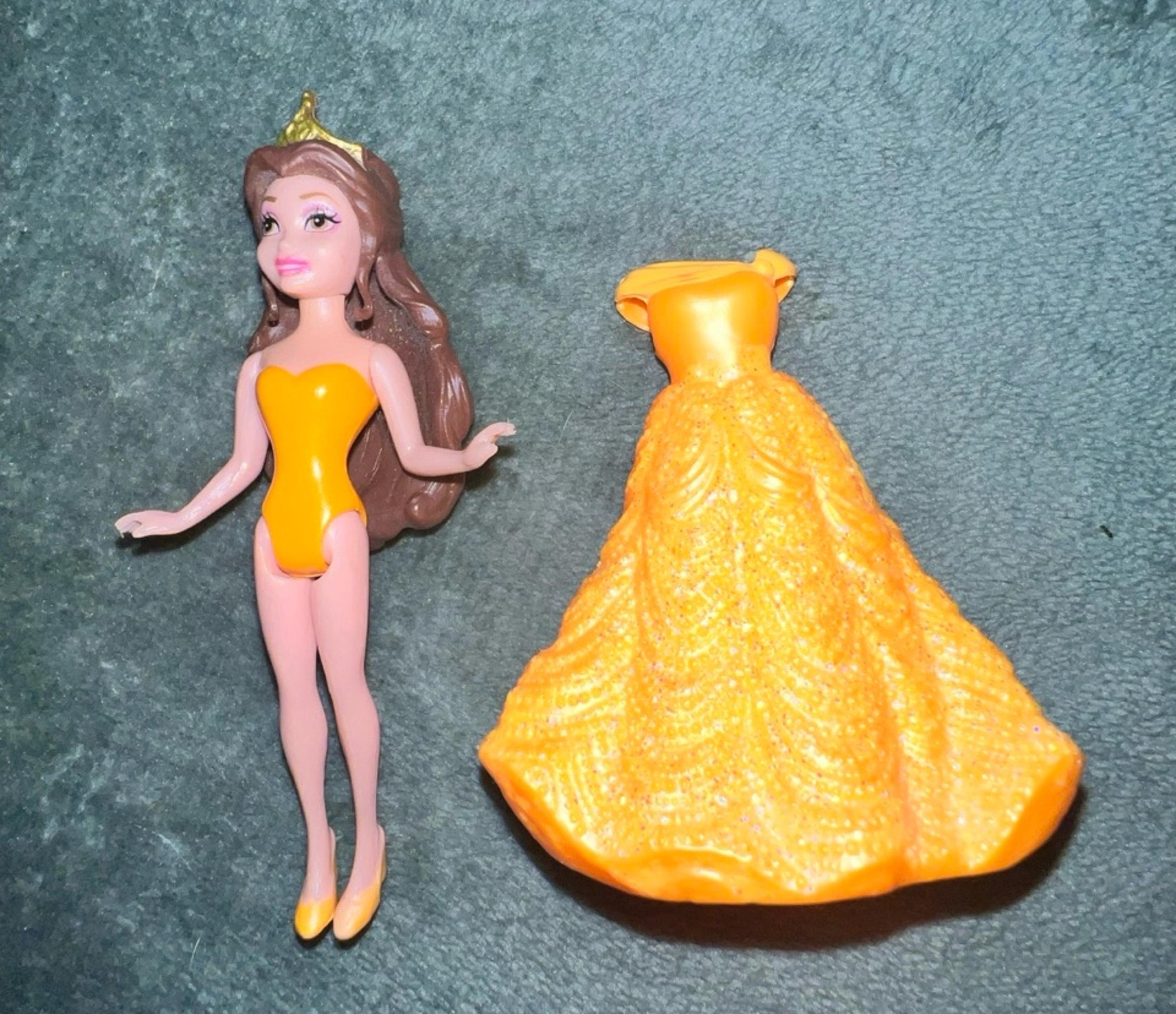 Polly Pocket Disney Magiclip Doll - Belle - Beauty and The Beast figure