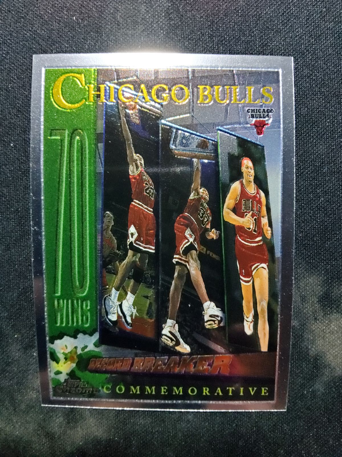 【海外 正規品】 #72 Chrome Topps 1996-97 Bulls Wins 72 その他