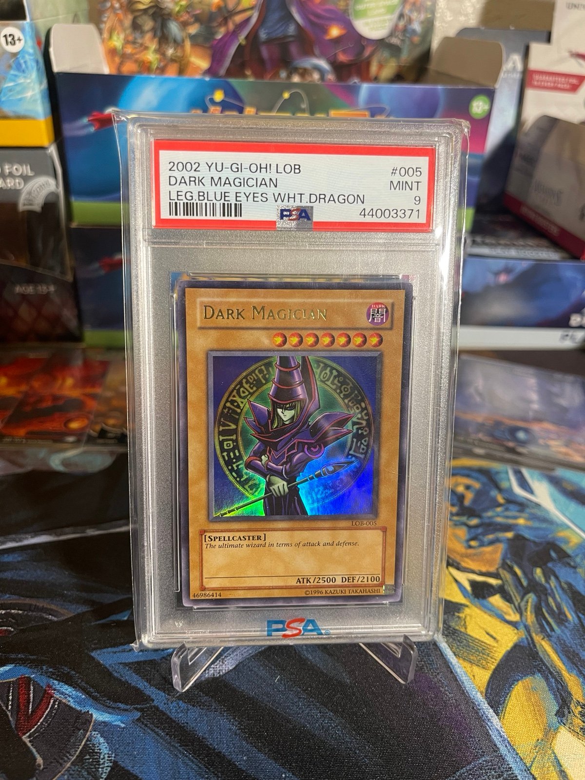 Yugioh Dark Magician PSA 9