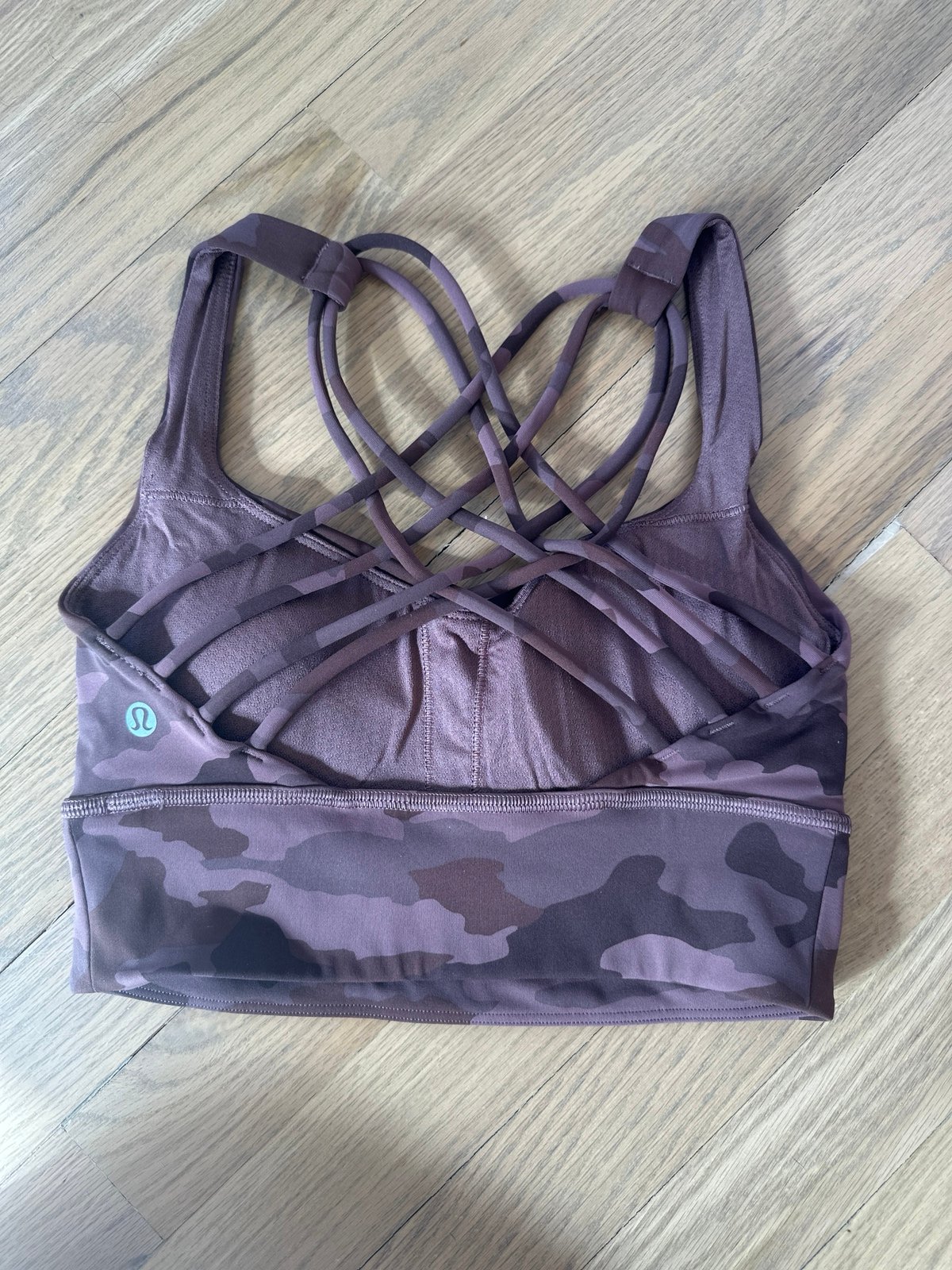 LULULEMON SPORTS BRA Free to Be Longline Bra - Wild Heritage 365 Camo