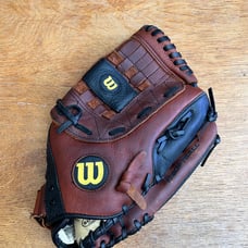 Wilson Brown/Black Leather Softball Glove 13 A0525 XL13 Right Hand Throw RHT