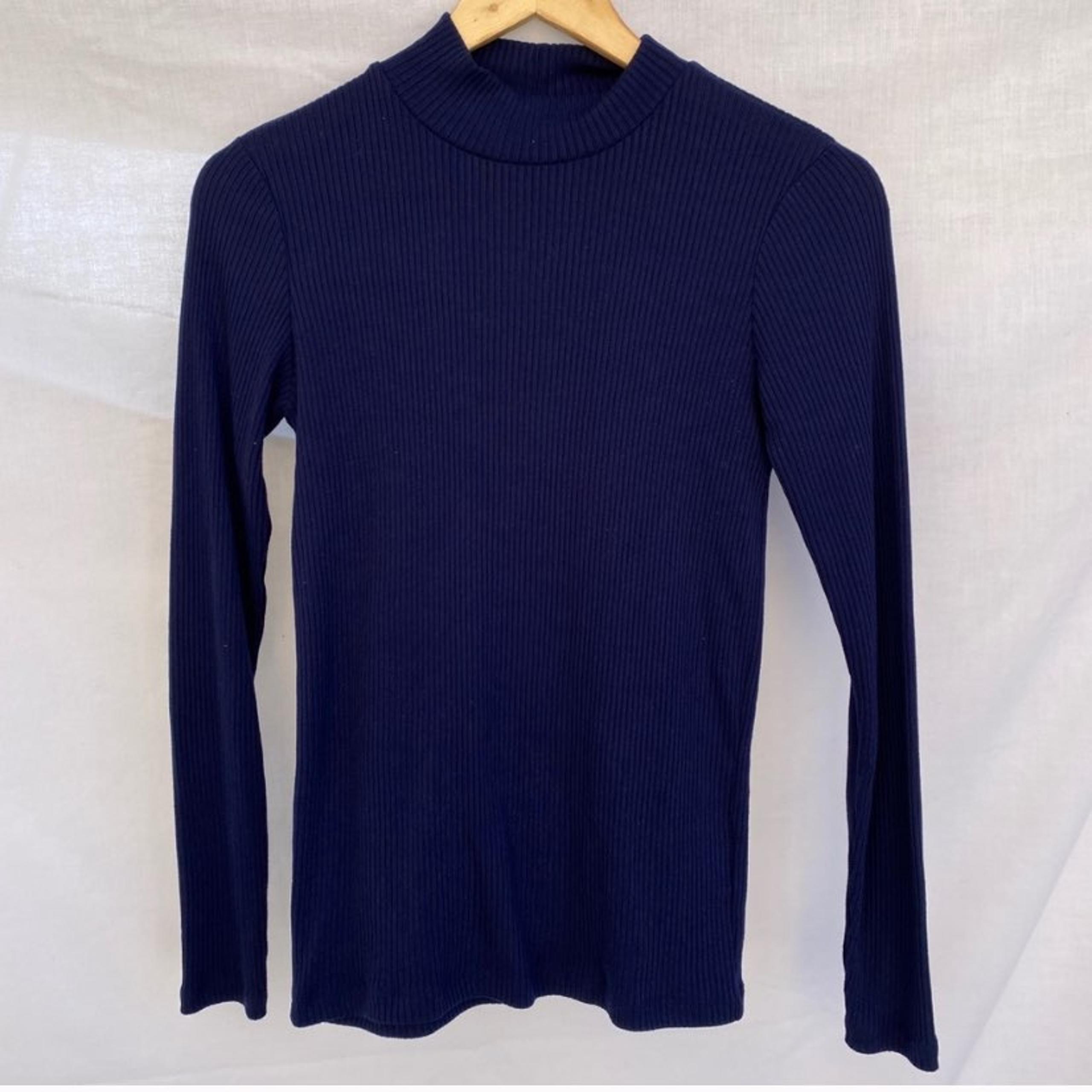 Uniqlo Blue Turtleneck