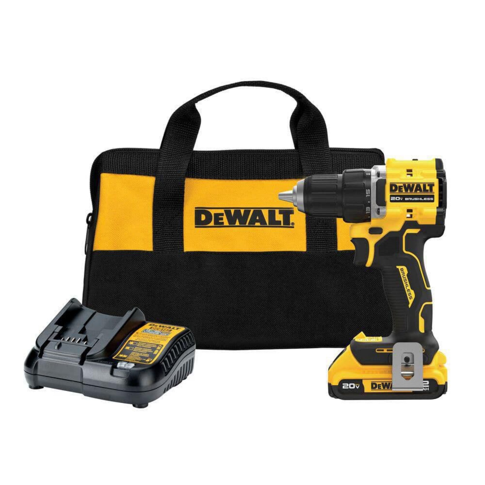 ATOMIC 20-Volt Lithium-Ion Cordless Compact 1/2 in. Drill/Driver Kit