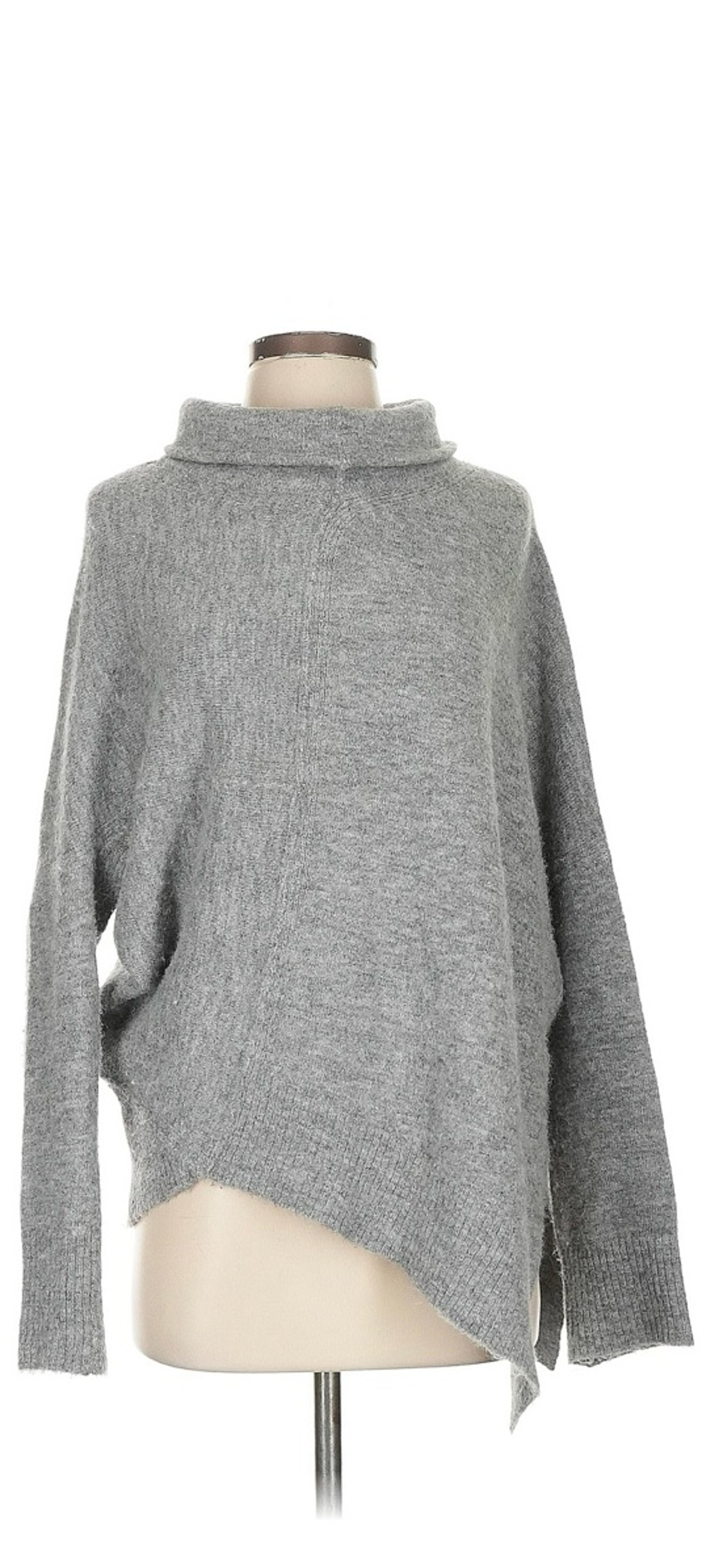 All Saints Italian yarn grey sweater XS