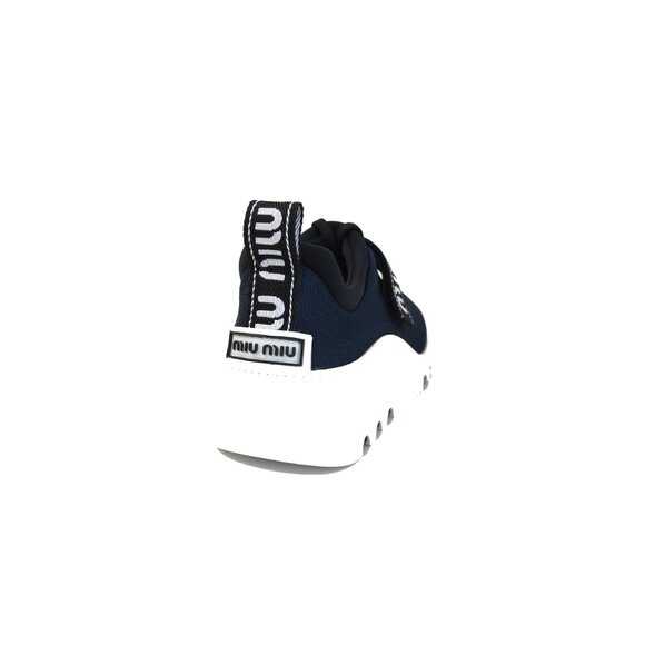 Miu Miu Maglia Stretch Sneaker Blue