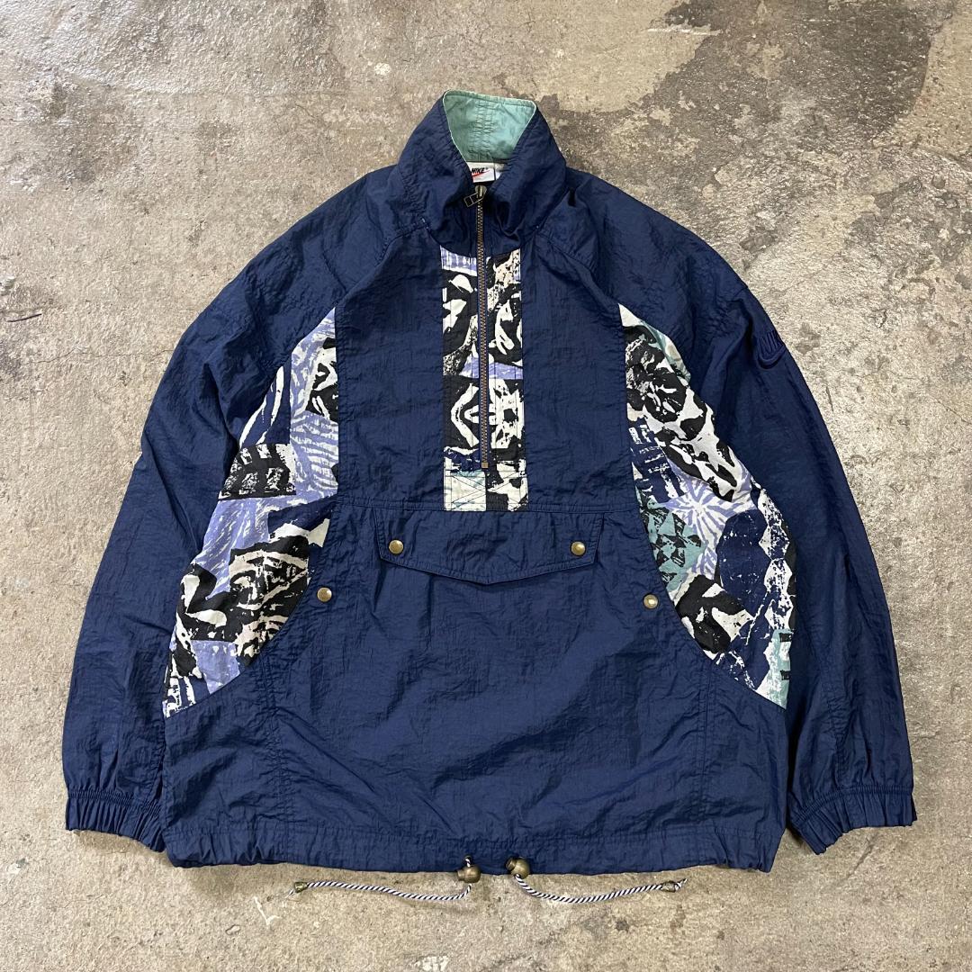 90s NIKE Nike Half-Zip Nylon Jacket M Anorak