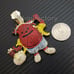 Hip Hop Iced Kool Aid Man Money Bag & 18 Full Iced Cuban Choker Chain Necklace