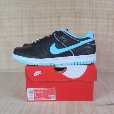 Nike Dunk Low GS 'Barber Shop Black' DN3351-001 Size 7Y
