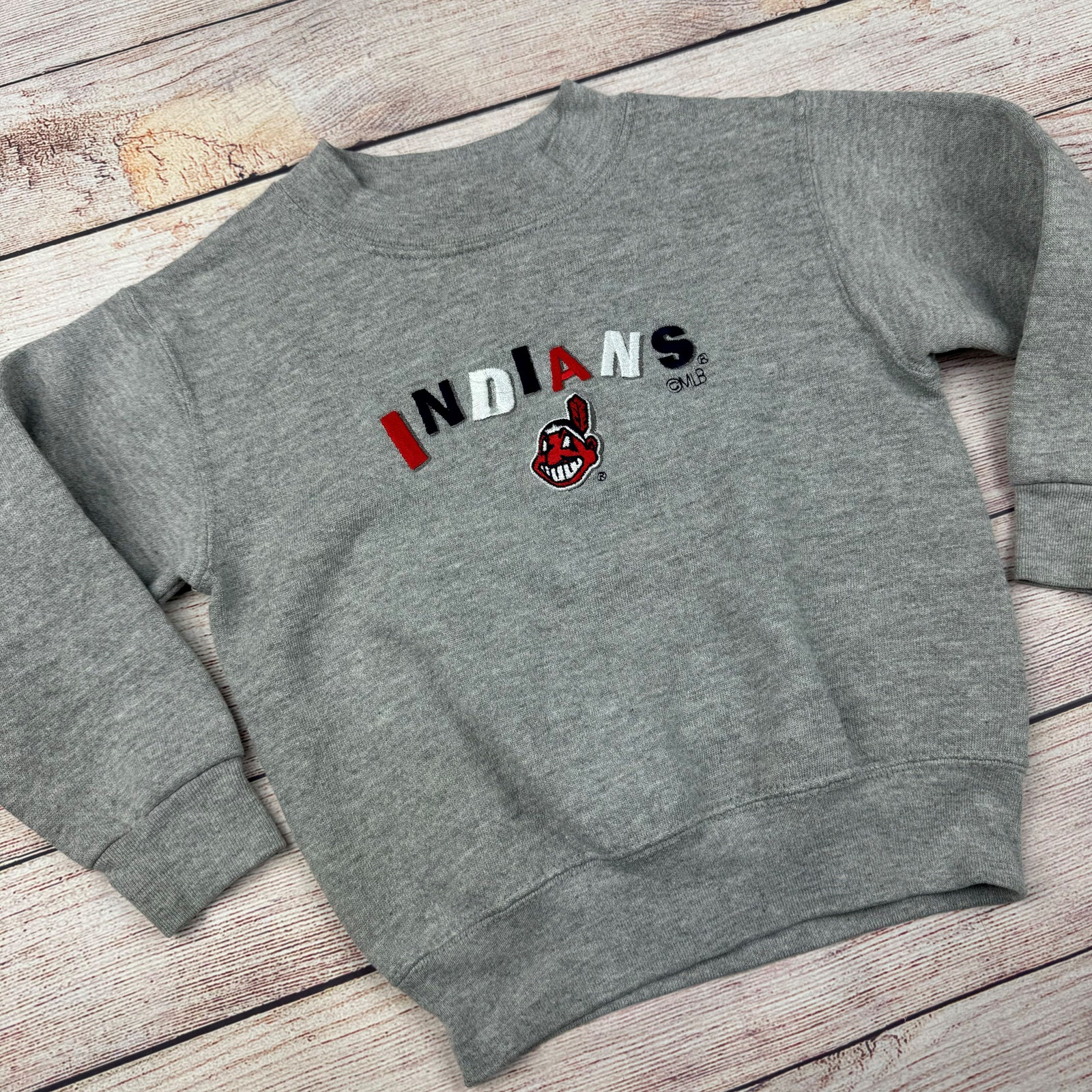 Lee Sport Made in USA Indians Sweatshirt Toddler Small