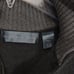 Oscar De La Renta Men's L Fair Isle 1/4 Zip Gray Pullover Knit Sweater Casual