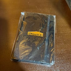 Sumika Mini Notebook Black Pocket Size