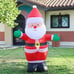 5 FT Christmas Inflatables Santa Claus Decorations Blow Up Yard with LED Lights