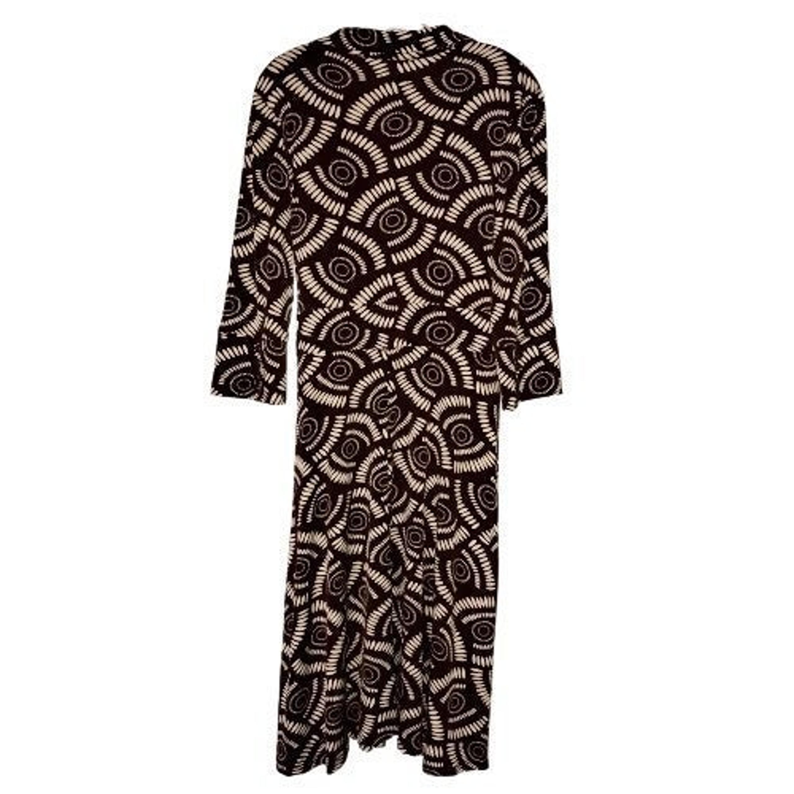 A.P.N.Y Brown collared  knee length dres