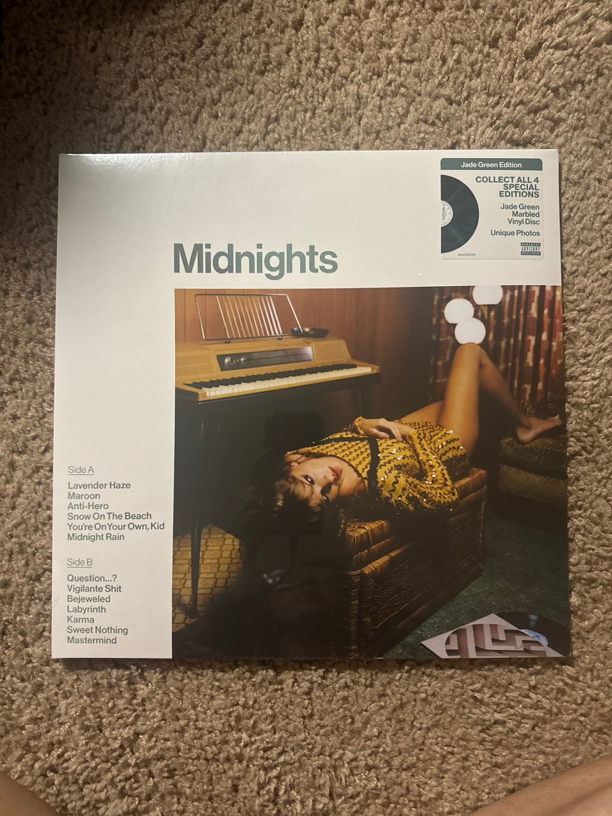 taylor swift - midnights - jade green vinyl