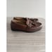 Dockers Mens 90-7326 Sinclair Kiltie Brown Leather Tassel Size 9W Loafers